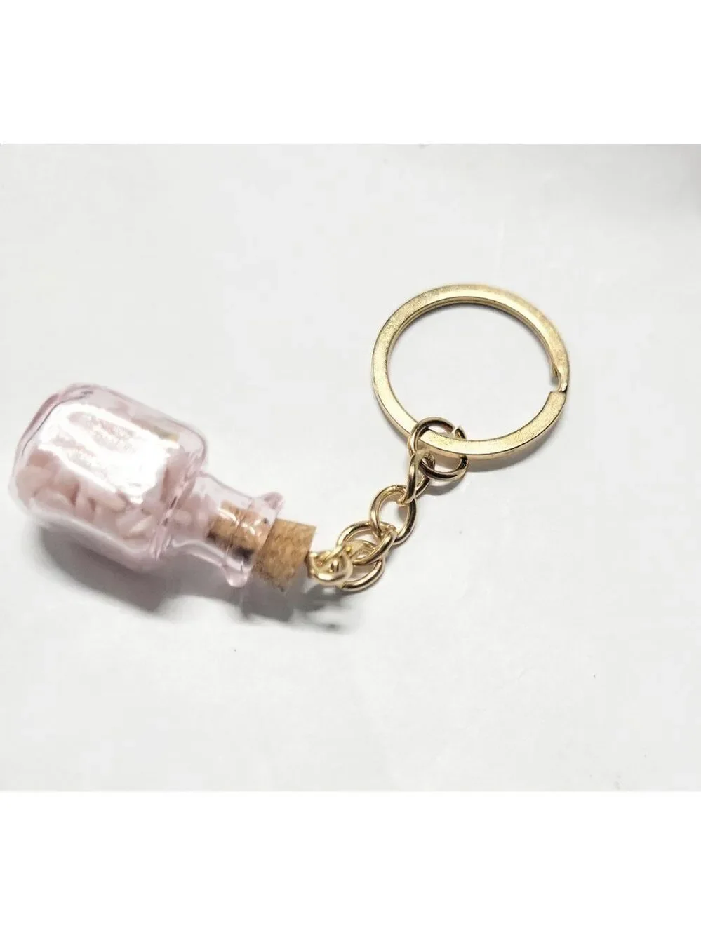Hand Crafted Pink Opal Mini Bottle 1